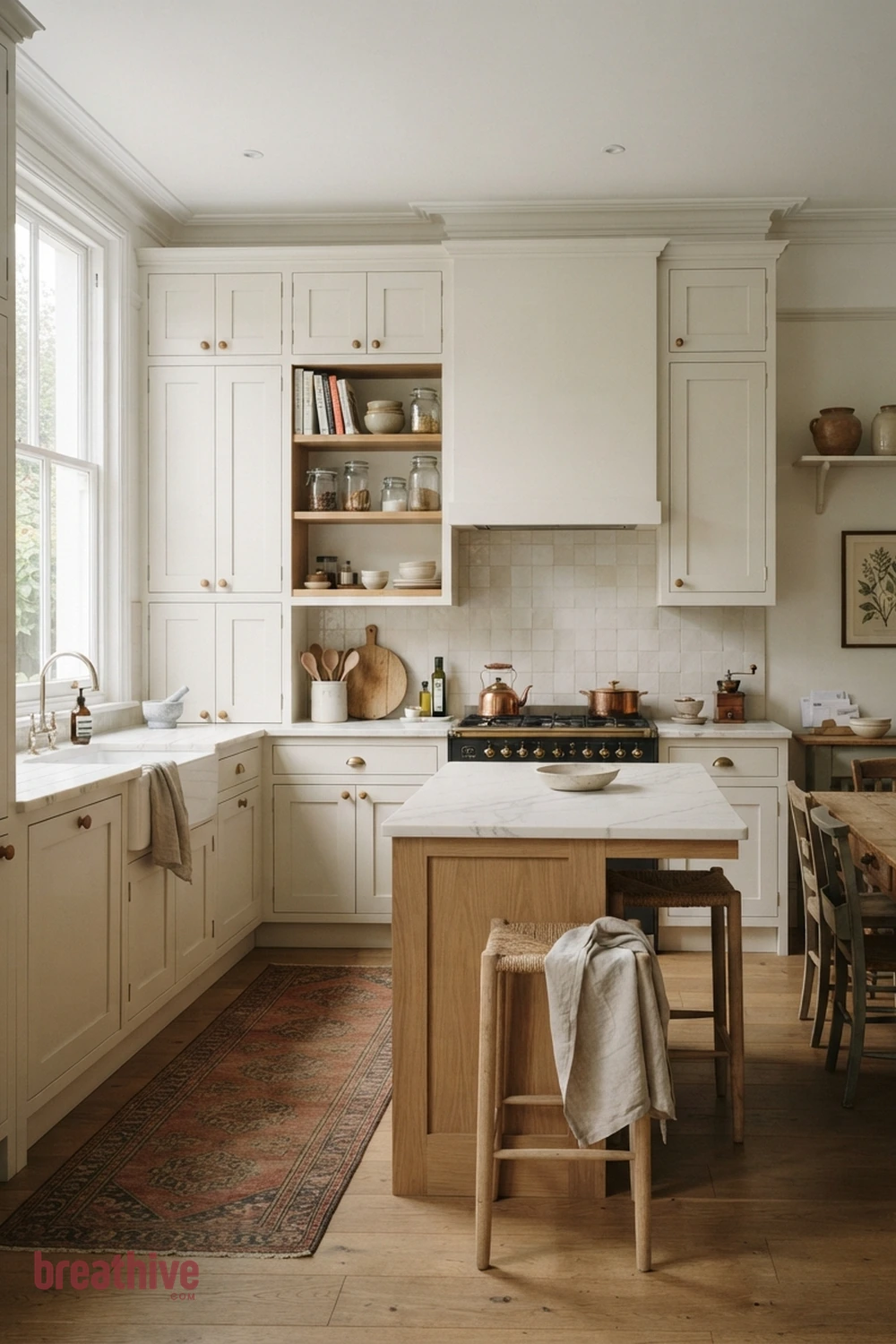 Run Cabinets to the Ceiling in a thoughtful kitchen