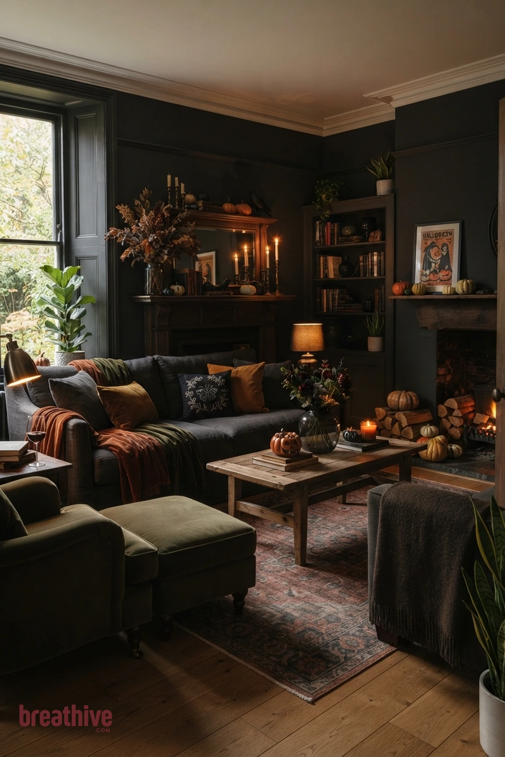 10 Moody Halloween Living Room Styling Ideas for a Rich Look