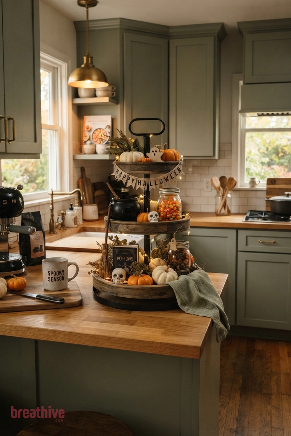 10 Halloween Tiered Tray Decor Ideas for Small Seasonal Styling