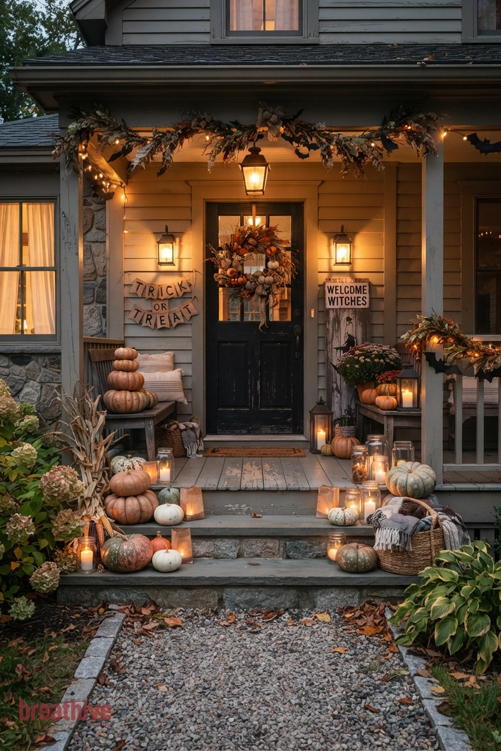 diy halloween porch decorations