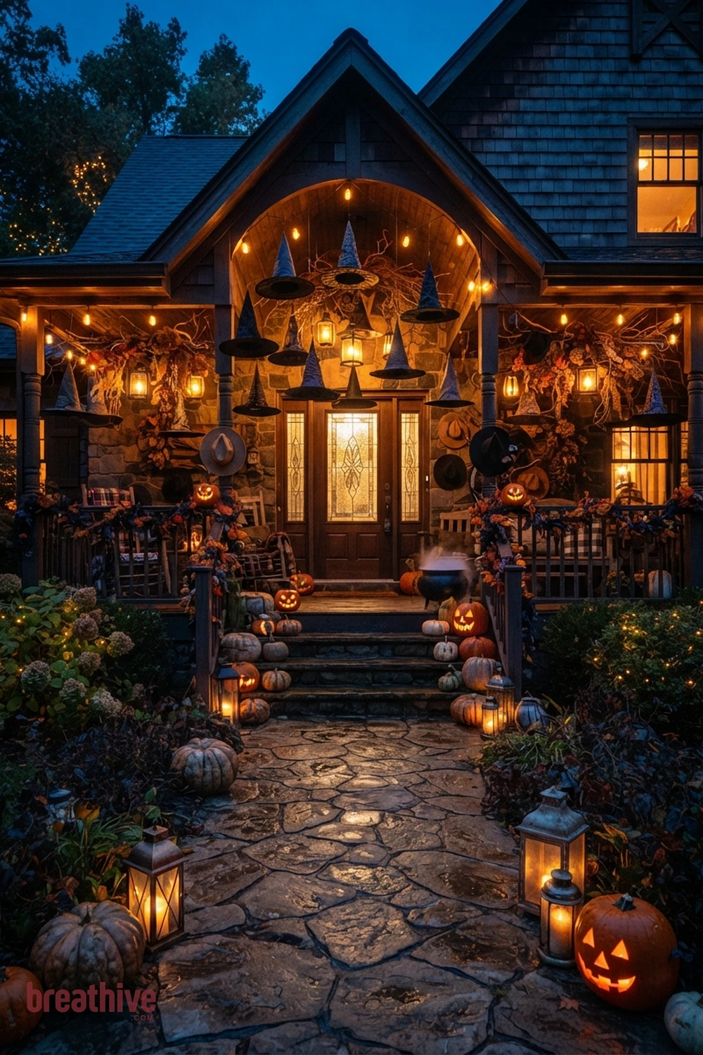 floating witch hats outdoor