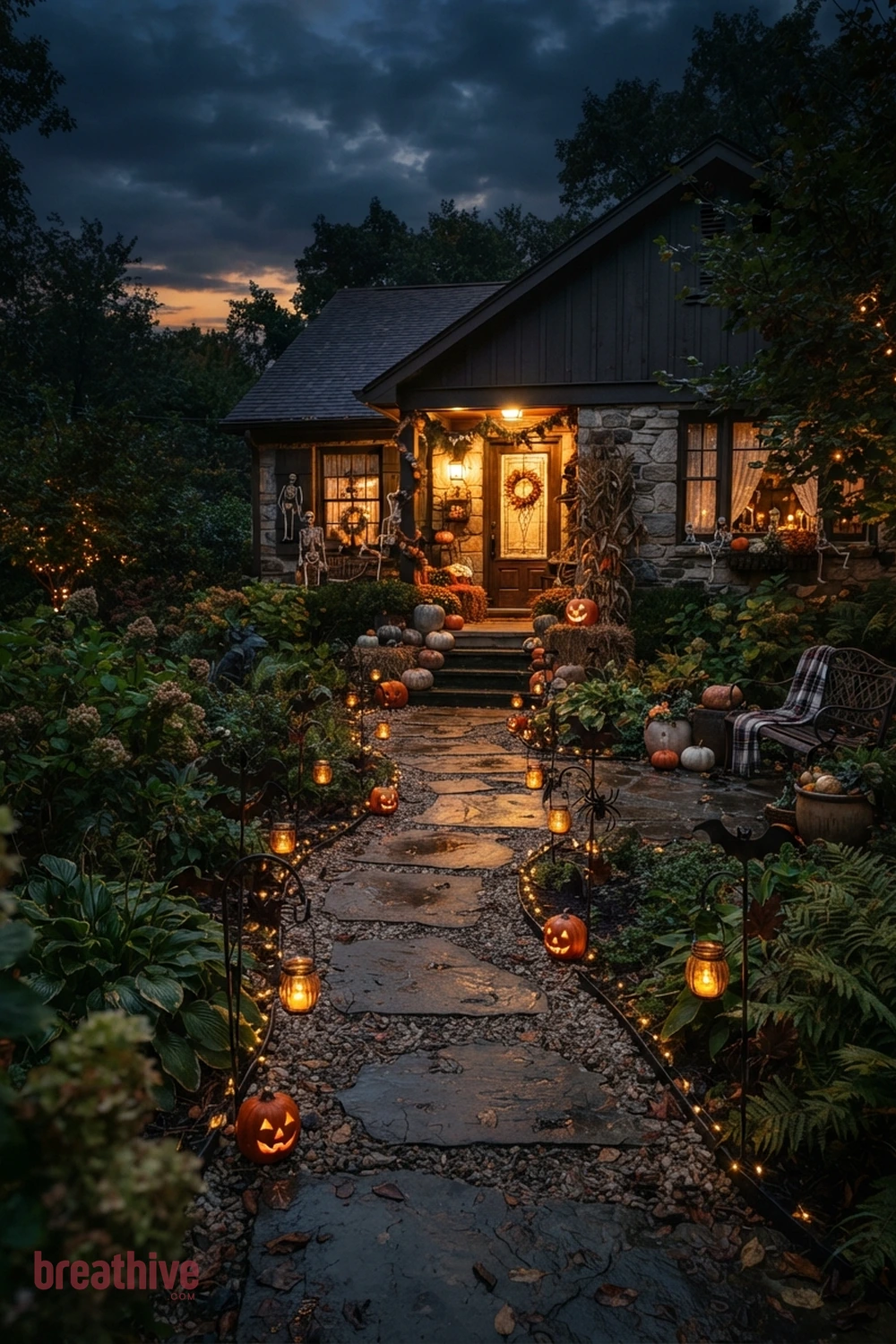 halloween pathway markers