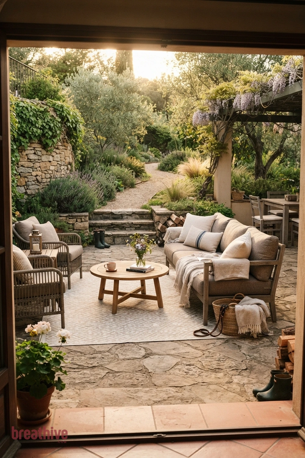 Choose Weather-Ready Upholstery in a thoughtful outdoor