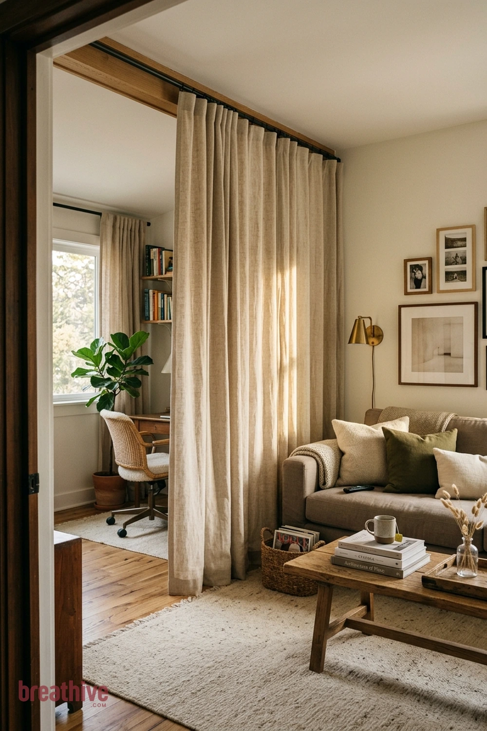 living room partition ideas