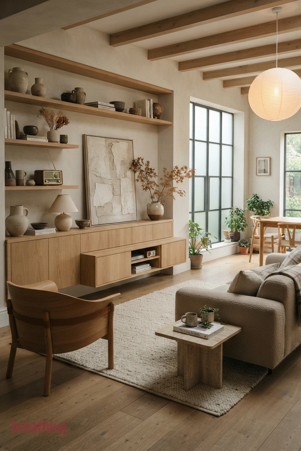 Japandi living room ideas