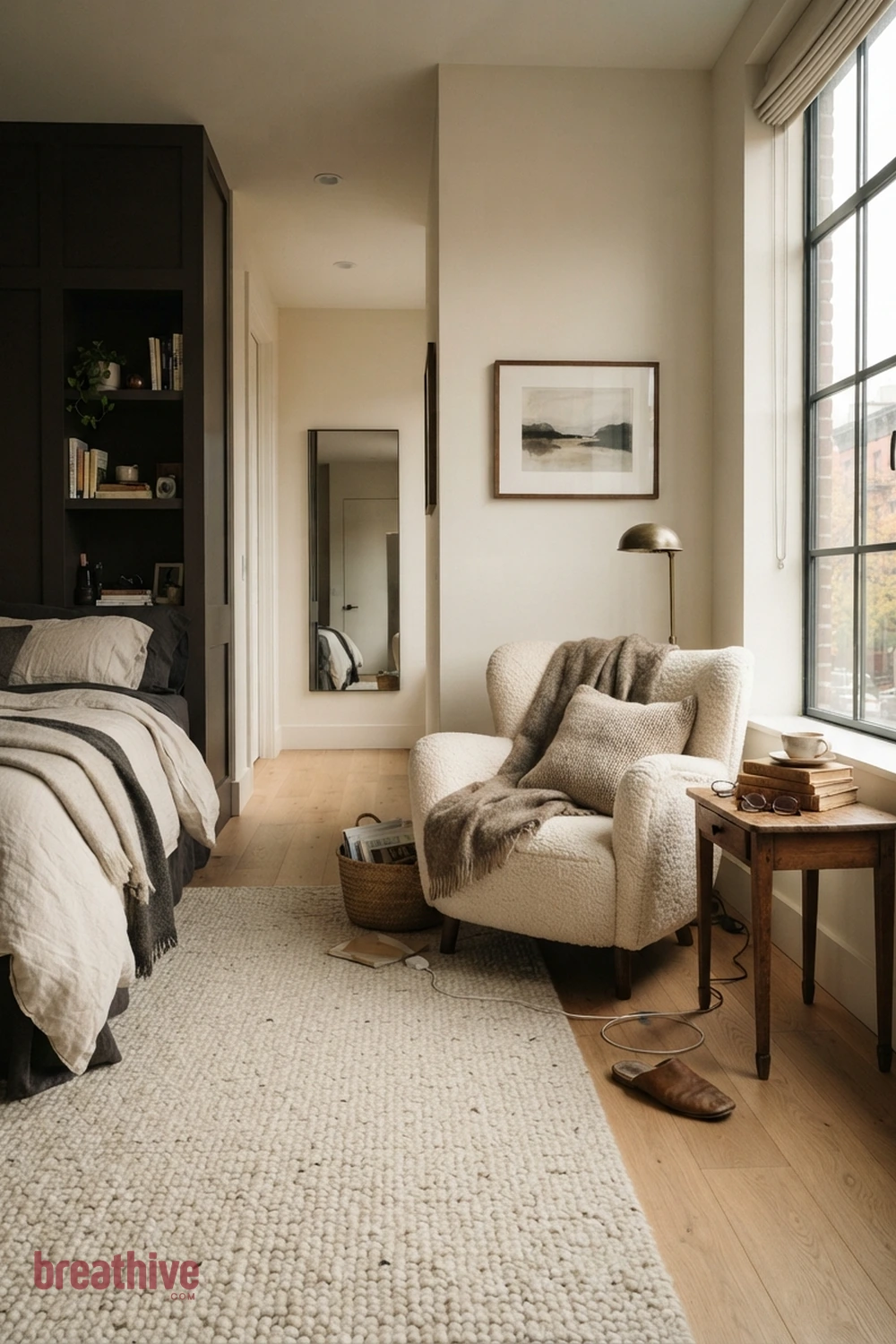 Create a Soft Reading Corner in a luxury bedroom