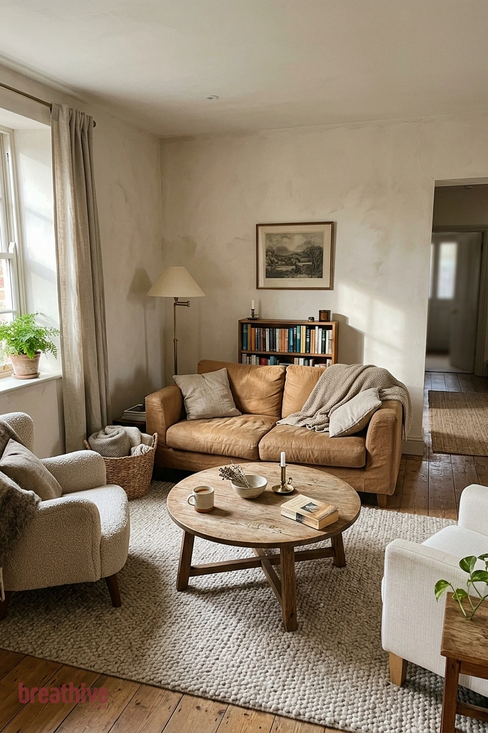 Build a Conversation Zone Around the Center in a cozy living room