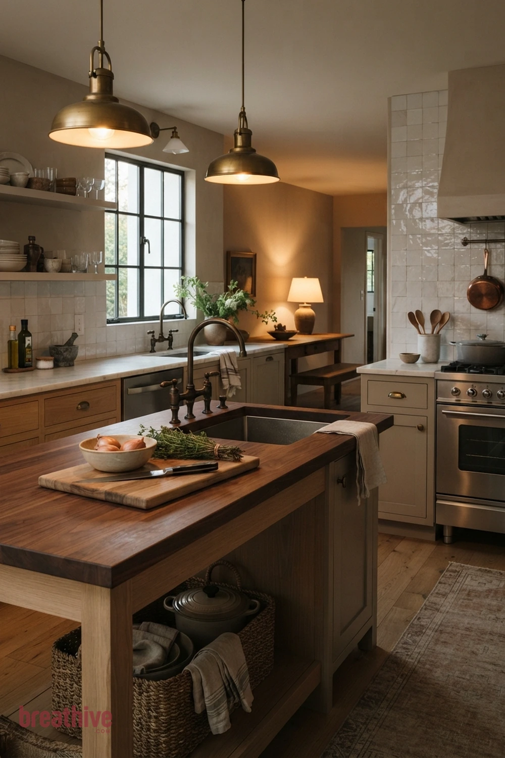 Keep the Sink and Prep Area Closely Connected in a thoughtful kitchen