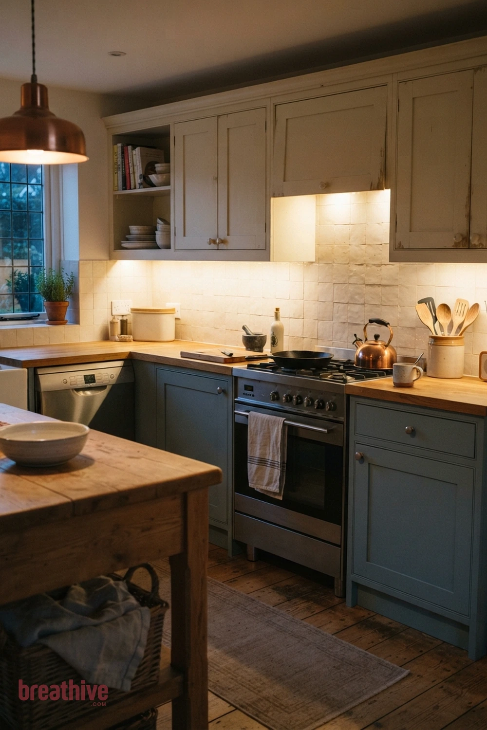Add Under-Cabinet Lighting Without Visible Dots in a cottage kitchen