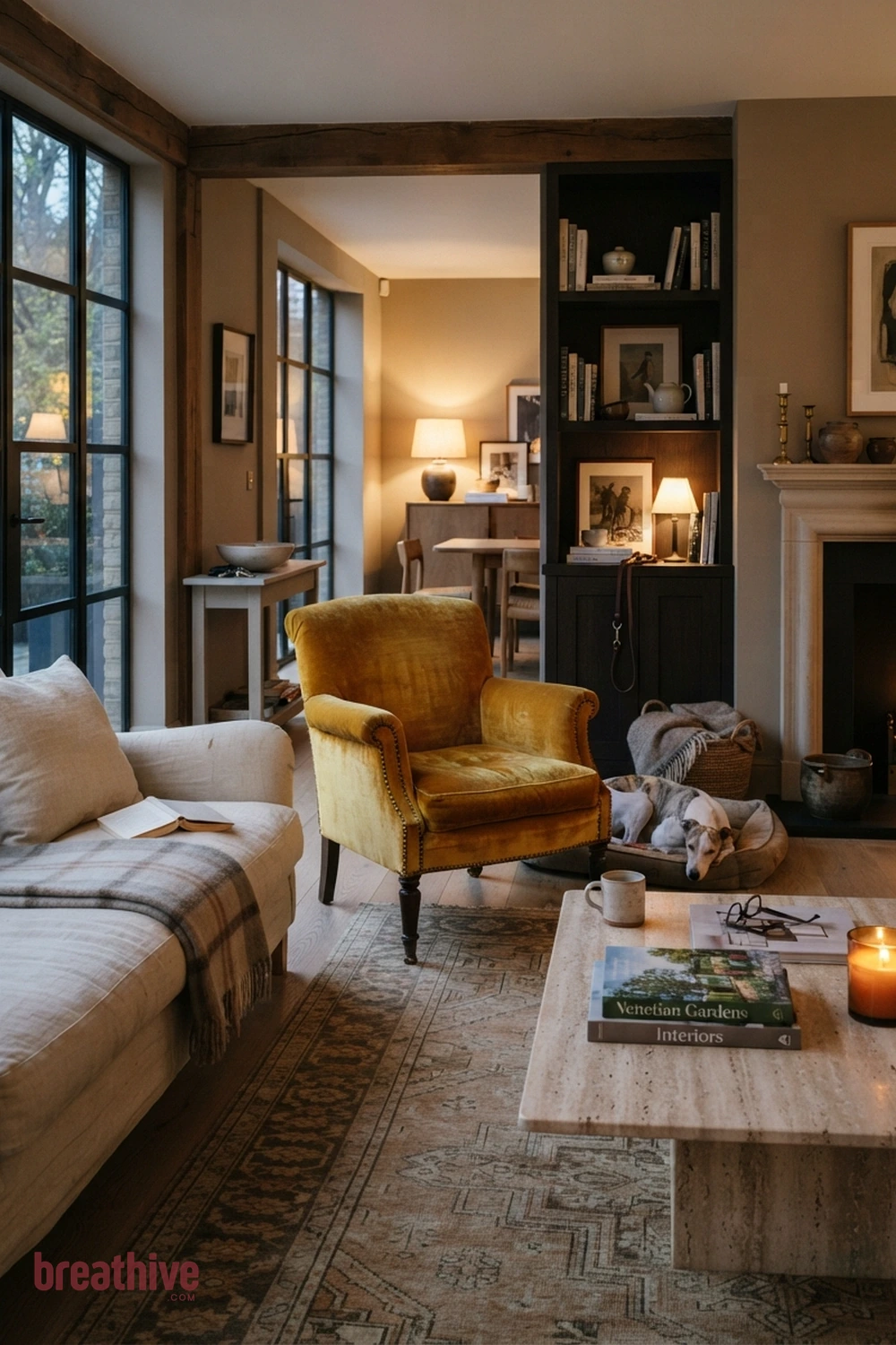 Let One Chair Introduce Color in a luxury living room