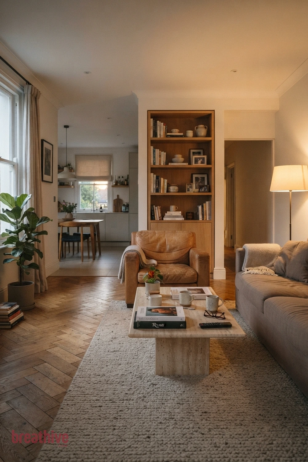 Keep Walkways Wider Than the Furniture Gaps in a thoughtful living room
