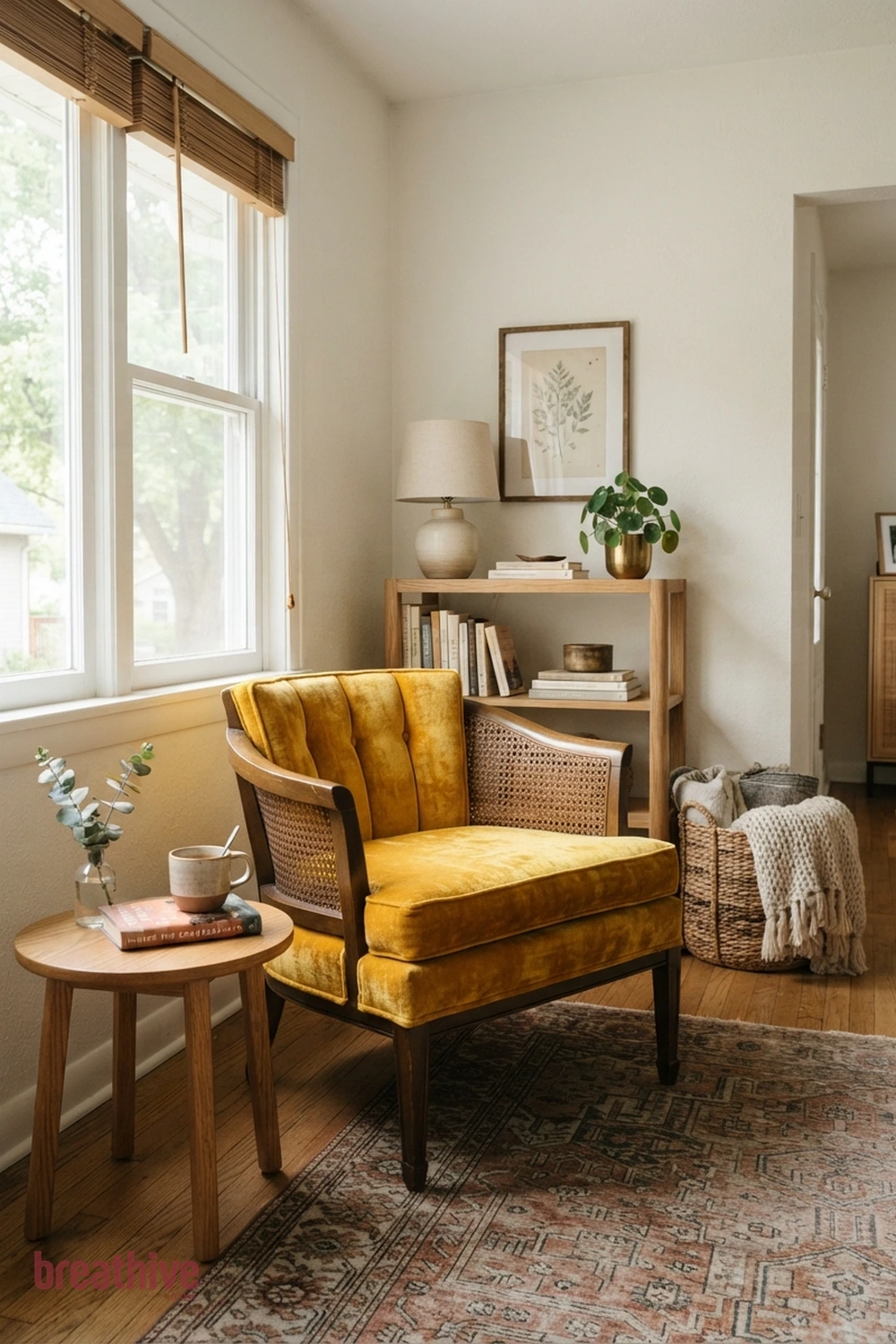 Let One Chair Introduce Color in a thoughtful home decor