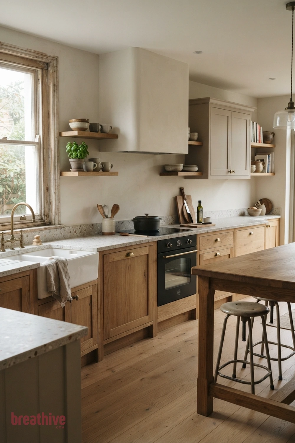 Choose an Integrated Hood for a Cleaner Wall in a thoughtful kitchen