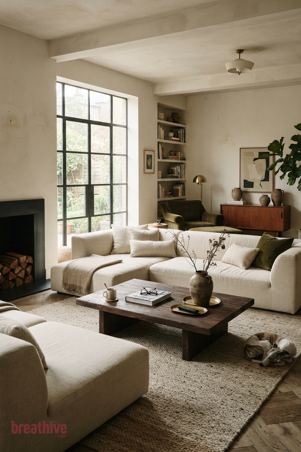 Choose Low Furniture for an Airier View in a luxury living room