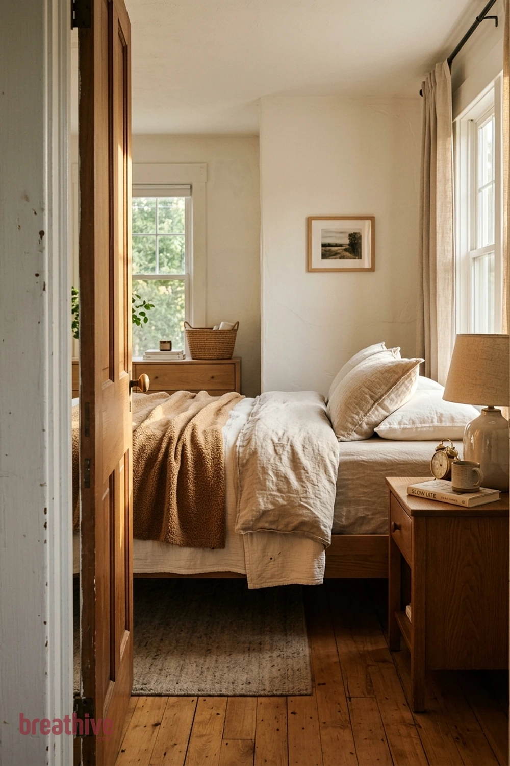 Mix Matte and Softly Reflective Surfaces in a cozy bedroom