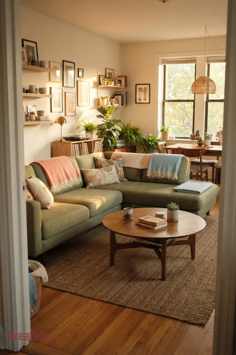 Use a Sectional Without Overfilling the Room in a whimsical apartment